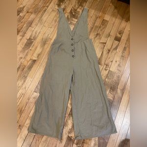 Sienna Sky hunter green jumpsuit